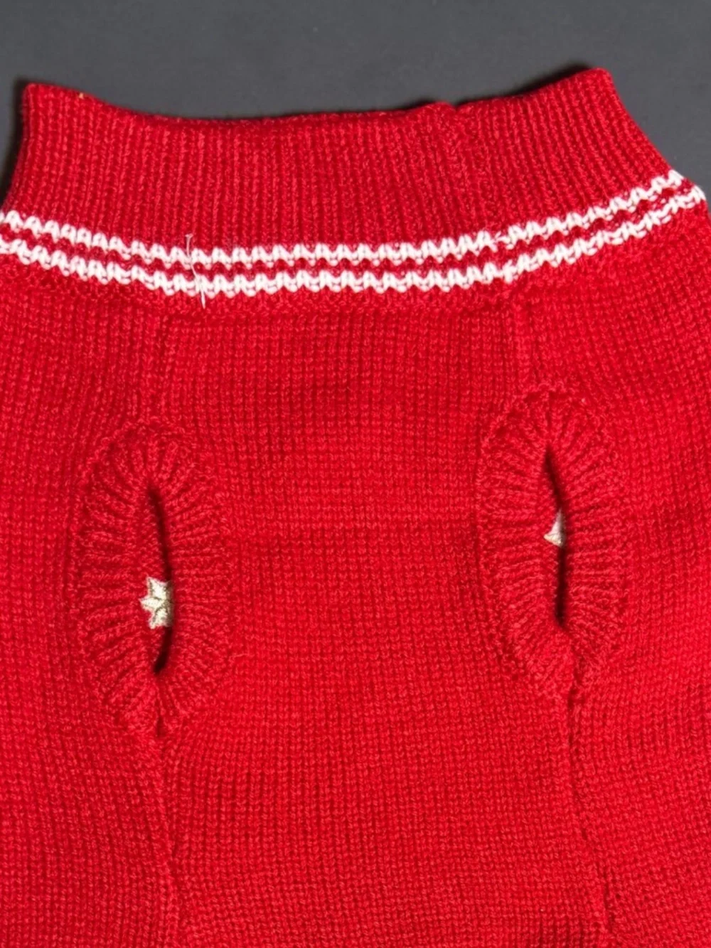 Nutcracker Dog Christmas Sweater Medium Warm Knit Puppy Jumper NWOT